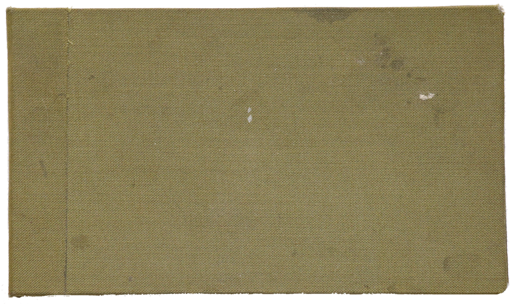 Hendrik Vermeulen - veldboek  [voorbereiding cyclorama]
