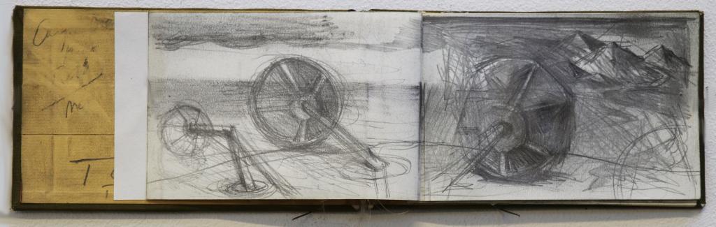 Hendrik Vermeulen - veldboek  [voorbereiding cyclorama II]