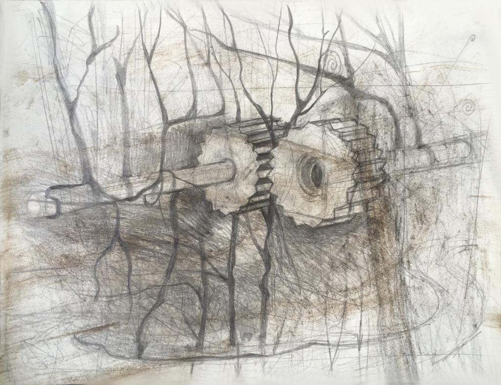 hendrik vermeulen -drawing -  field station pikilonia - stop 4