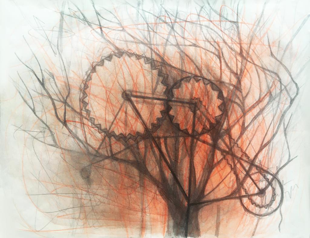 hendrik vermeulen -drawing -  field station pikilonia - stop 4