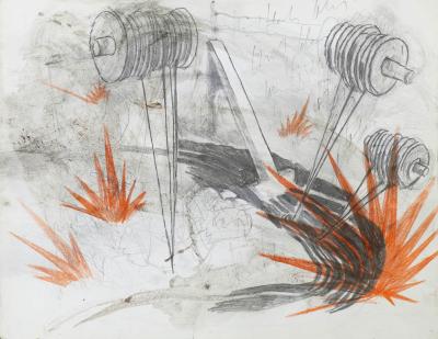 hendrik vermeulen -drawing -  field station pikilonia - stop 4