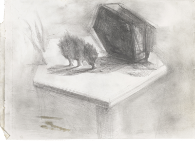 Pikilonia# 1, tekening, Hendrik Vermeulen