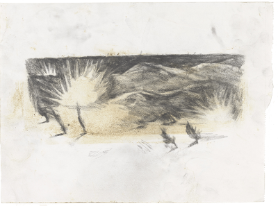 Pikilonia # 4, tekening, Hendrik Vermeulen