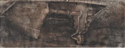 Zone V, Panoramox # 9, tekening, Hendrik Vermeulen