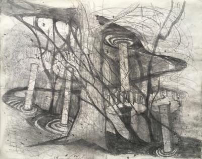 hendrik vermeulen -drawing -  field station pikilonia - stop 4