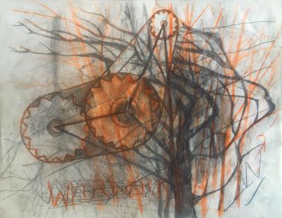 hendrik vermeulen -drawing -  field station pikilonia - stop 4